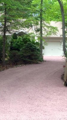 Nothing says welcome home like a freshly laid driveway.