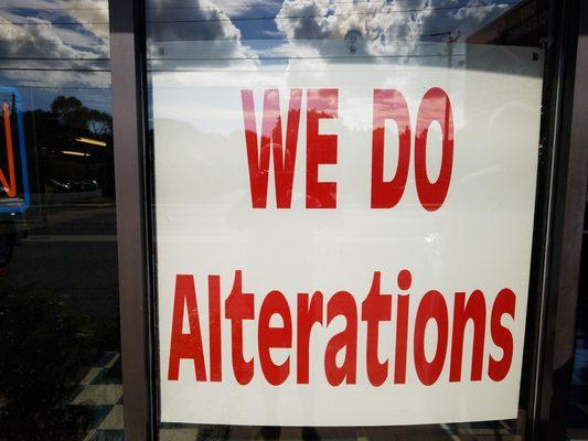 Alterations service