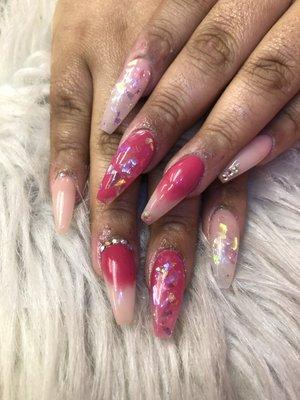 Encapsulated acrylic manicures