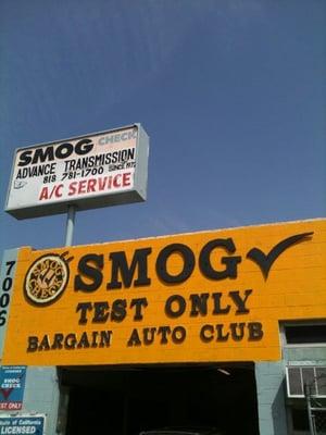 Bargain Auto Club Smog Station