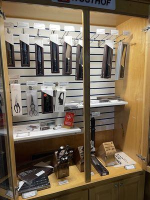 We offer Wusthof brankd knives