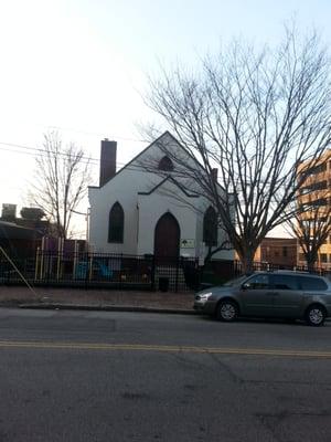 Cute church building, converted to day care!