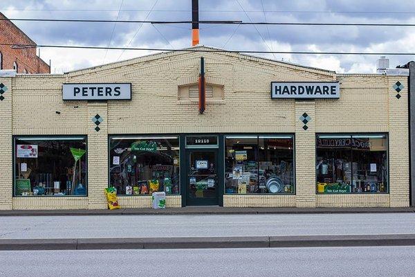 Peters Hardware Store Front