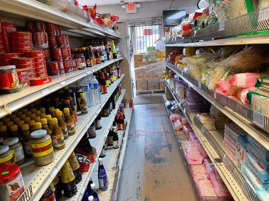 Aisle of the their supermarket