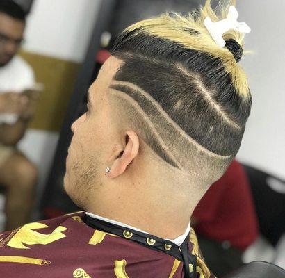 Gentlemens undercut w/ design