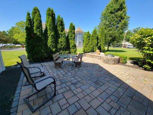 Tree lined outdoor space