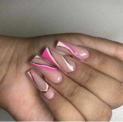 My simple nails with perfect shapes done