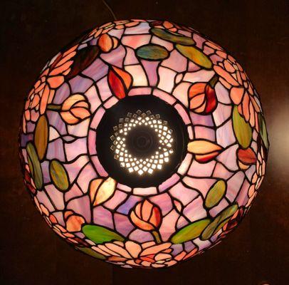 Commission work: Lamp inspired by water lilies paintings of Monet