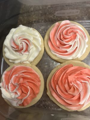 Sugar frosted cookies.