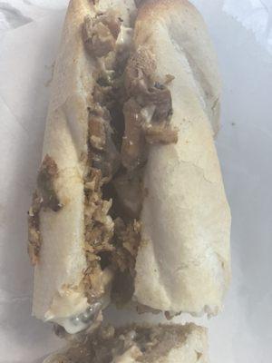 Chicken Philly, photo doesn't do it justice