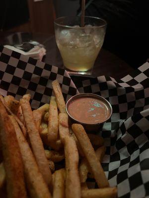 Fries and a drink