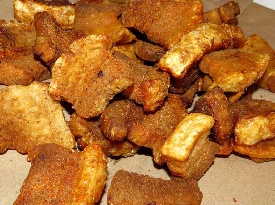 cracklins = Louisiana health food