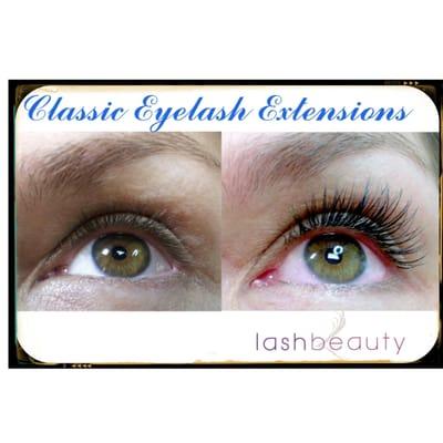 Classic Eyelash Extensions - Mascara Look