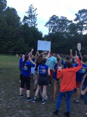 Aquatics Camp wins!