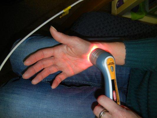 Laser Therapy - Pain free treatment for Carpal Tunnel Syndrome and other conditions.