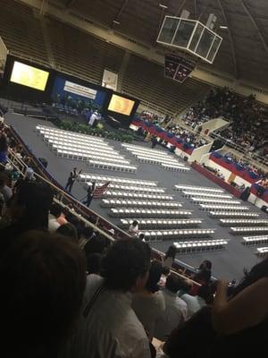 Pretty spacious for a graduation