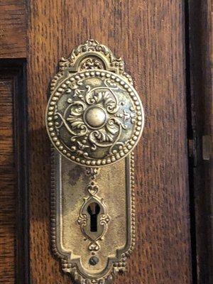 Antique door handles