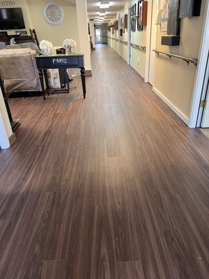 LVT Install at Bye N Bye Memory Care at Salem