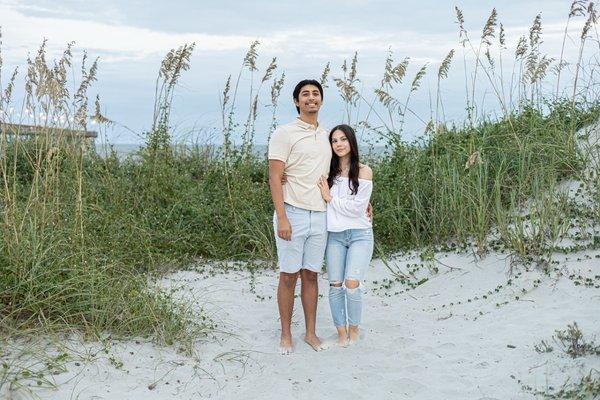 photo in the dunes