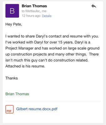 Testimonials about Daryl R Gilbert