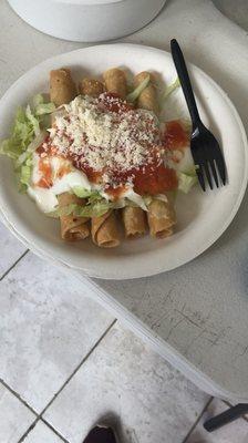 Flautas de Pollo