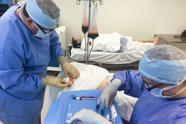 Anesthesia Technology Students Training