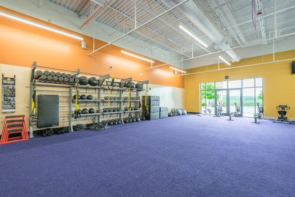 Expansive functional fitness area!