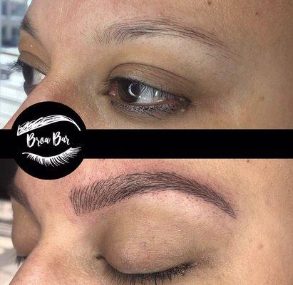 No brows? No problem! Microblading last 8-16 months