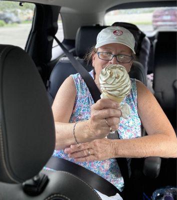 Soft serve with cone