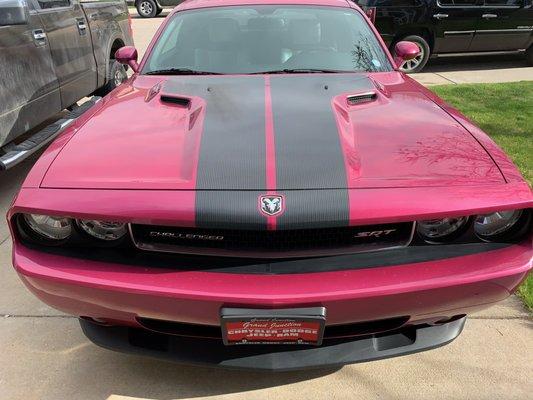 2010 Dodge Challenger SRT8
 Furious Fuschia Color and one of only 400 ever built!