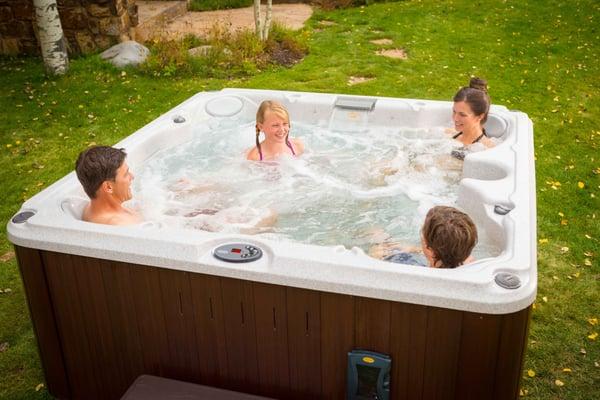 Family Fun in the Jacuzzi