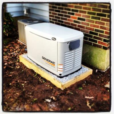 Generac 20 KW Generator Installed by Amp'd Up.