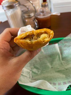 Uffffff. Authentic Colombian empanada! Best in town