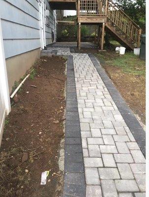 Paver walkway