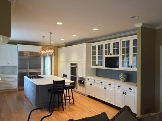 Cherry Cabinetry Paint After