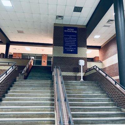 mcneil highschool b wing main stairs