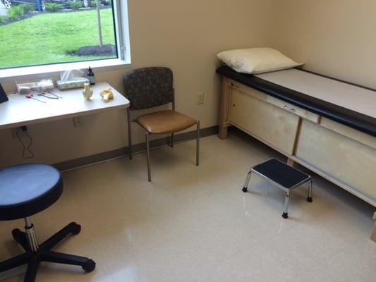 An exam room at our office