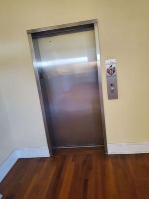 The elevator!