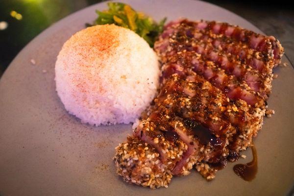 Everything Crusted Ahi Tuna Steak