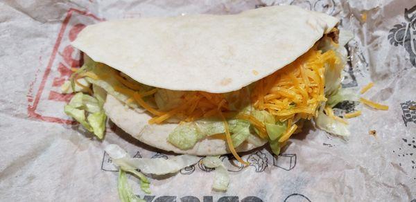 Grilled chicken taco revealed