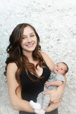 Olivia and her beautiful baby boy.