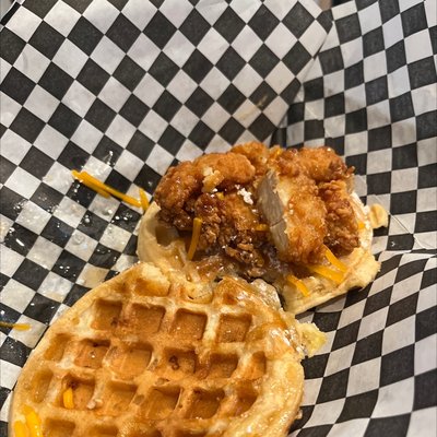 Chicken and waffles