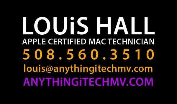 Louis Hall- Apple Certified Macintosh Technician