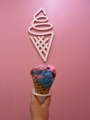 Cotton Candy Hard Ice Cream