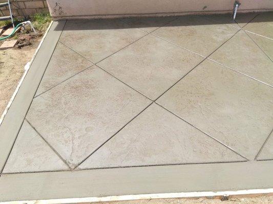 Diamond concrete cut