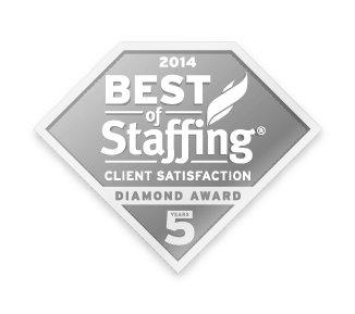 Best of Staffing Diamond Award, celebrating five straight Best of Staffing Wins!