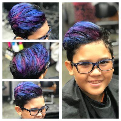 Galaxy hair