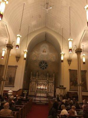 5 October 2018 -- inside Trinity Ohio City Church for a special gospel choir concert.