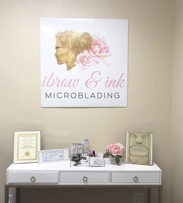 Inside Microblading Studio in Arlington