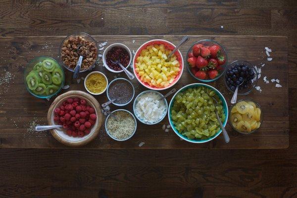 Açaí fruits & toppings